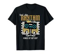 Feel The Rythm - Kings of Hip Hop (Funny Graphic) T-Shirt