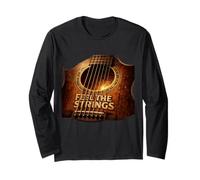 Feel The Strings Music Vibe Long Sleeve T-Shirt