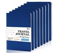 feela 8 Pack Soft Cover Journal Bulk, Notebooks College Ruled for Work, Lined Travel Journal for Women Men, Note Taking Notebook School Supplies Business Writing, 8.2” x 5.5”, A5, Navy