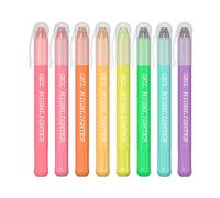 feela Bible Highlighters No Bleed, 8 Assorted Colours Gel Highlighters Pens, Bible Study Supplies, Marker Pens Set for Journaling, Highlighting and Studying