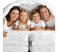 FeelAtHome 10Inch Bed Bridge Twin to King Converter with Adjustable Strap