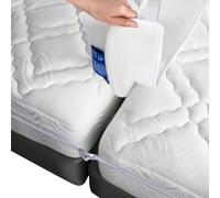 FeelAtHome 8Inch Bed Bridge Twin to King Converter with Adjustable Strap