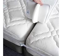 FeelAtHome Bed Bridge Converter Kit - Twin to King Bed Connector - Mattress Connector With Strap for Guest Stayovers