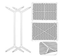 FeelAtHome Criss-Cross Bed Sheet Holders, 2 PCS White, Mattress Straps