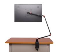 FeeLazy Portable Monitor Stand with VESA Mount 3inch Bracket Swivel Tilt Ball Joint 3-section Arm and Desk Clamp Stand for Portable Monitor with 75mm VESA FL15B