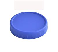 Feelcrag 86mm Plastic Wide Mouth Jar Lids Food Grade Colored Storage Caps Canning Storage Lids Leak Proof & Anti-Scratch Resistant Surface 1 Pcs