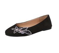 Feelcrag Ballet Flats for Women Dressy Comfortable Ladies Ballet Flats Pointed Toe Flat White Every-Day Closed Toe Ballerina Pumps Ladies Summer Shoes for Casual Work Office Party