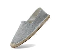 Feelcrag Espadrilles Women Men's Slip on Casual Flat Espadrilles Solid Color Comfortable Portable Women's Espadrille Shoes Slip-on Flat Ladies Canvas Shoes Casual Slip On Loafer Flats Grey