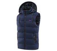 Feelcrag Heated Mans Vest,Heated Gilet With Power Pack Included Electric Usb Rechargeable Multi Heating Zones Electric Gillette Jacket Men Electric Coat Usb Heated Body Warmer Heated Outdoor Clothing