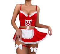 Feelcrag Maid Costume for Women Sexy Nurse Outfit for Women Naughty Anime Cosplay Fancy Dress Costumes for Women Plus Size Sexy Outfits for Women Role Play Outfits Sexy Sexy Dress Up for The Bedroom