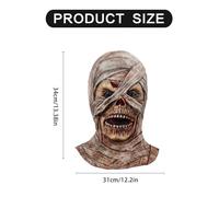 Feelcrag Mask Halloween Men, Halloween Mask for Adults Masks Creepy Costumes for Adults Costume Adult Party Decorations Props The Elder Old Man Headgear Realistic Silicone Masquerade