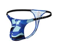 Feelcrag Men Underwear,Men Thong Men's Sexy Low Rise G-Strings Thongs Low Rise T-Back Bikini Transparent Briefs Mens Sexy Lingerie Outfits Holiday Essentials for Men