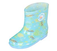 Feelcrag Rain BootsToddler Rain Boots Short Rain Boots for Toddler Easy On Lightweight (Sky Blue, 12)