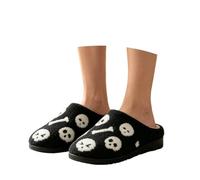 Feelcrag Unisex Halloween Pumpkin Slippers Non Slip Slippers Women Lightweight Slip On Closed Toe Home Slipper Home Hotel Guest House Shoes Lounge Wear Cute Cartoon Anti Santa Sliders Shoes
