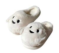 Feelcrag Unisex Halloween Pumpkin Slippers Non Slip Slippers Women Lightweight Slip On Closed Toe Home Slipper Home Hotel Guest House Shoes Lounge Wear Cute Cartoon Anti Santa Sliders Shoes