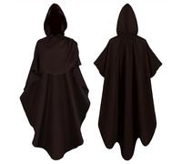 Feelcrag Vampire Cape Costume Red Hooded Cloak Wizard Cape Witch Cloak With Hat Womens Vampire Costume Halloween Costumes For Woman Ladies Halloween Witch Dress