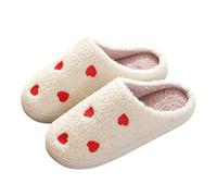 Feelcrag Womens Slippers Comfortable Warm Cosy Non Slip Home Slippers Womens Slippers Size 4 Cute Soft Plush House Slippers Warm Plush Bedroom Shoes Fluffy Slippers for Women Men Slipper