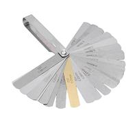 Feeler Gauge 32 Pieces | 0.04-0.88mm Stainless Steel Clearance Measuring Tool | Dual Marked Metric/Imperial for Mechanics/Engineers/DIY | 95mm Accurate Instrument