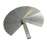 Feeler Gauge Set,32 Blades Steel Feeler Gauges Spark Plug Gap Tool Dual Marked Metric and Imperial Gap Measuring Tool
