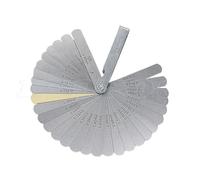 Feeler gauges, 14/20/25/32pcs Sheet Feeler Gauge Inch MetricThickness Blade Gap Filler Tappet Valve Thickness Measurement Layout Tool(20pcs)