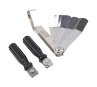 Feeler Gauges Set Dual Marked Steel Blades for Piston Gap Measure Car Door Panel Alignment Tool Kit
