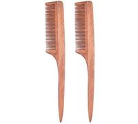Feelhigh Neem Wood Comb Hair Neem Wood Comb For Control Hair Fall (Combo Of 2)