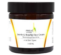 Feelia - Jasmin & Rosehip Face Cream, Conditioning & Nourishing, Brightening, A Great Daily Moisturiser Cream, With Mimosa, All Skin Types