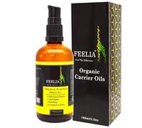 Feelia - Organic Pumpkin Seed Oil - Cold Pressed, Rich in Antioxidants, Vitamins A & C, Nourishing, For Acne Pro Skin, 100% Pure & Organic (100ml)