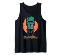 Feelin' Alive Frankenstein Monster Halloween Graphic Tank Top