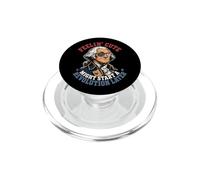 Feelin Cute Start Revolution Later Washington Funny July 4th PopSockets PopGrip for MagSafe