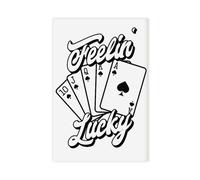 Feelin Lucky Playing Cards Retro Printable, Ace Of Royal Spades Royal Flush Poker Hallway Modern Retro Poster Living Room Digital Download Canvas Modern Poster Wall Art Prints Paintings Living Room Be
