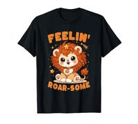 Feelin' Roar-Some Cute Kawaii Lion Cub Cartoon Value Graphic T-Shirt