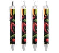 Feelin' Salty Margarita Ballpoint Pens Retractable Blue Ink Ball Point Pen Smooth Writing Work Pen 4 PCS