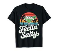 Feelin’ Salty Margarita Retro Funny Beach Cinco De Mayo T-Shirt