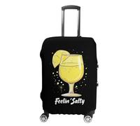 Feelin' Salty Margarita Travel Luggage Cover Washable Anti-Scratch Baggage Suitcase Protector L