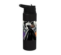 Feelin' Spooky Pin Up Witch Halloween Pumpkin Bats Stainless Steel Insulated Water Bottle