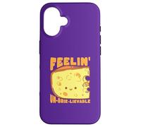 Feelin Un-Brie-Lievable Cheese Pun Case for iPhone 16