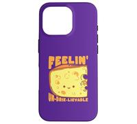 Feelin Un-Brie-Lievable Cheese Pun Case for iPhone 16 Pro