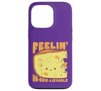 Feelin' Un-Brie-Lievable Cute Cheese Pun Case for iPhone 13 Pro
