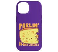 Feelin' Un-Brie-Lievable Cute Cheese Pun Case for iPhone 14