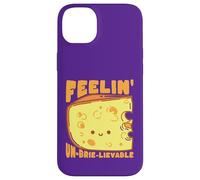 Feelin' Un-Brie-Lievable Cute Cheese Pun Case for iPhone 14 Plus
