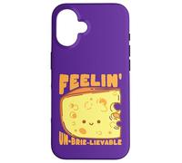 Feelin' Un-Brie-Lievable Cute Cheese Pun Case for iPhone 16
