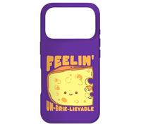 Feelin' Un-Brie-Lievable Cute Cheese Pun Case for iPhone 17 Pro