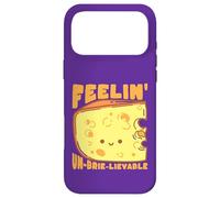 Feelin' Un-Brie-Lievable Cute Cheese Pun Case for iPhone 17 Pro Max