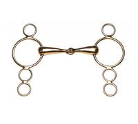 FEELING 4-way ring snaffle Cyprium 12.5 cm