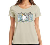 Feeling A Little Frosty Snowman Christmas Funny Gift Women's T-Shirt, natural, L