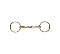FEELING Anatomic snaffle bit Cyprium with a fine, solid mouthpiece 13.5 cm