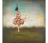 Feeling at home Image on ROLLED CANVAS Boundlessness in Bloom Huynh Duy - Floral square Art print Fantasy Flowers Figurative Urban Youth Culture Sup Canvas fine art 23_X_23_in