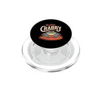 Feeling Crabby Humorous Cartoon Crab PopSockets PopGrip for MagSafe