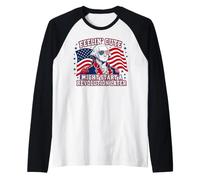 Feeling Cute Might Start a Revolution Later Raglan Baseball Tee